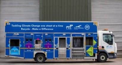 One of East Lothian Council's custom-built recycling vehicles