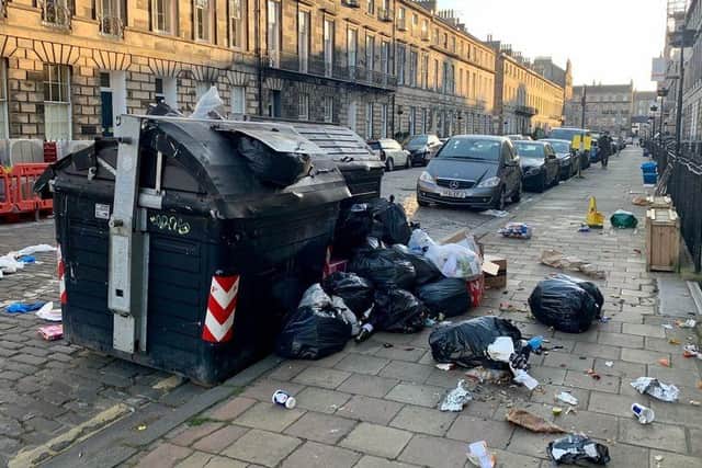 The bin strike - over a 'paltry' 3.5 per cent pay offer - is due to last until August 30.