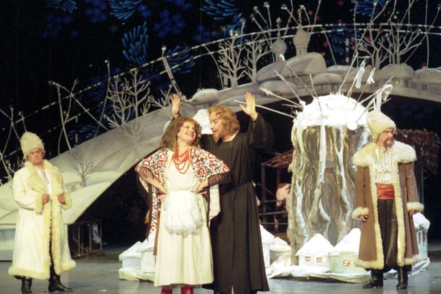 A scene from Bolshoi Opera's production of 'Christmas Eve' at the Playhouse Theatre in 1991.
