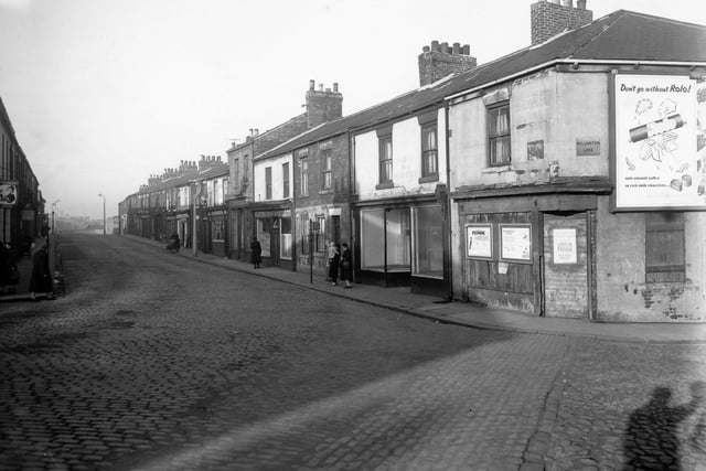 Back to January 1957 for this view of Trimdon Street West. Does it bring back memories? Photo: Bill Hawkins.