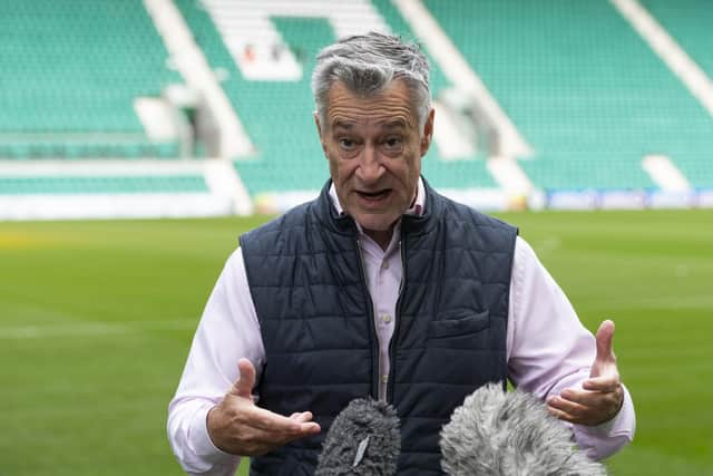 Ron Gordon insists Hibs gave Shaun Maloney 'plenty time' despite sacking their manager after just 120 days in charge. (Photo by Mark Scates / SNS Group)