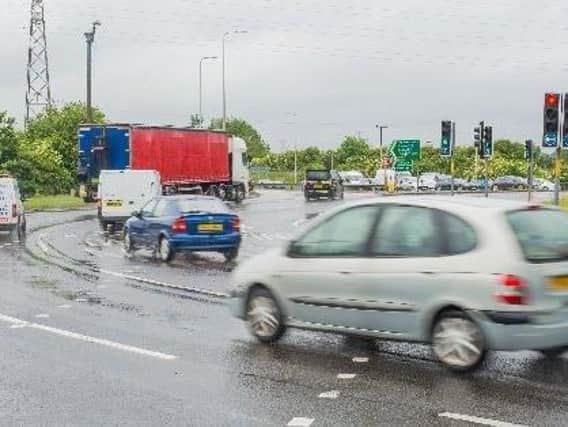 The Sheriffhall roundabout is notorious for rush-hour jams  Picture: Ian Georgeson