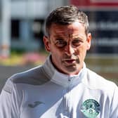 Hibs head coach Jack Ross is looking to strengthen his squad after defeat to Rijeka in the Europa Conference League. (Photo by Mark Scates / SNS Group)