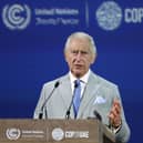 King Charles III makes his opening address at the World Climate Action Summit at Cop28 in Dubai, calling on world leaders and climate delegates for "transform-ational action" to combat climate change. Picture: Chris Jackson/PA Wire
