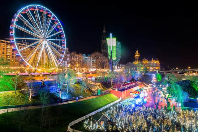 More than 2.6 million people flocked to the Christmas attractions in Princes Street Gardens last year. Picture: Iain Cameron