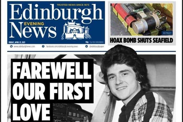 How the Evening News reporter the sad news Les had died