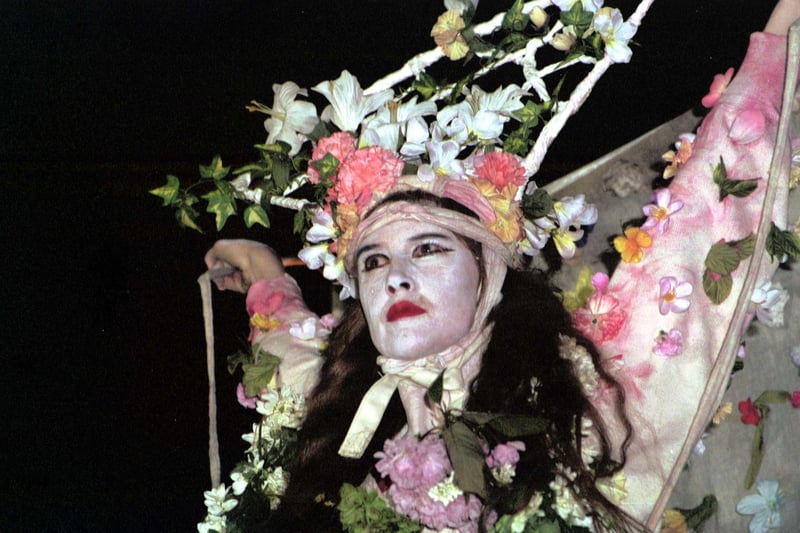 The May Queen is one the two main figures in the Beltane ritual.  The goddess-like figure brings the Green Man - the other chief character - back to life after he dies and she accepts him as her consort.