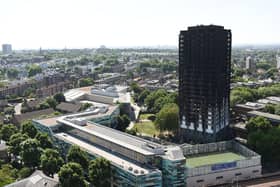The fire at Grenfell Tower in west London claimed 72 lives in 2017.  Picture: David Mirzoeff/PA Wire.