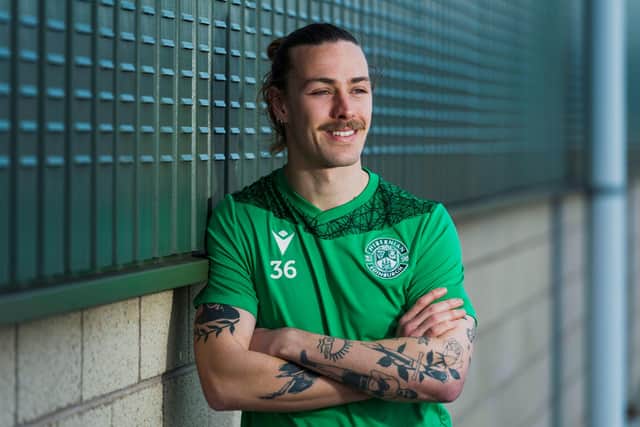 Jackson Irvine is looking at a future that could now include an extended stay at Hibs. Photo by Mark Scates / SNS Group