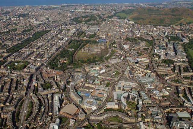 An aerial view of Edinburgh, which was among the locations featured in the latest Colliers Scottish snapshot.