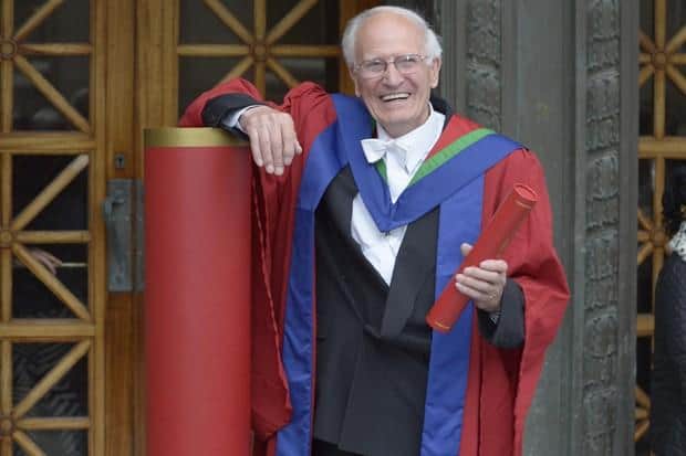 Dr David Dick, the first Vice Principal of Napier College and the city's oldest PhD graduate.