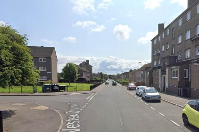 The serious assault happened in Wester Drylaw Drive. Pic: Google