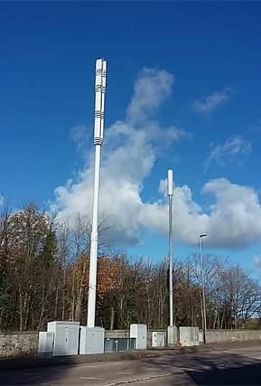 The 5G mast to be installed at Montgomery Street is understood to be similar to this one on Lanark Road