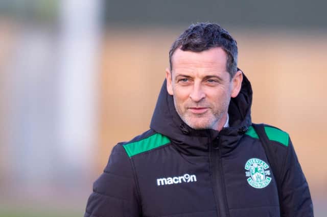 Hibs manager Jack Ross is already holding discussions with owner Ron Gordon about plans for next season. Photo by Mark Scates / SNS Group