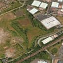 The site in Newbridge which had been earmarked for 500 homes, but could now become an industrial estate.