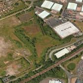 The site in Newbridge which had been earmarked for 500 homes, but could now become an industrial estate.