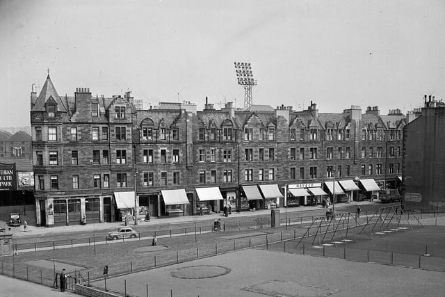 A new park opposite Tynecastle Park that opened in May 1959.