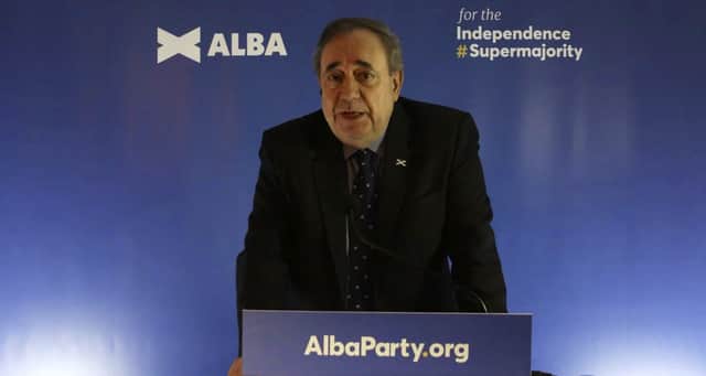 Alex Salmond launched the Alba Party on Friday