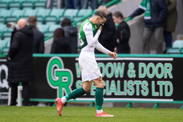 Martin Boyle was unable to find a piece of magic to help Hibs against Dundee United