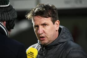 Former Hearts head coach Daniel Stendel during a Ladbrokes Premiership match between St Mirren and Heart of Midlothian at the Simple Digital Arena, on March 11, 2020, in Paisley, Scotland. (Photo by Paul Devlin / SNS Group)