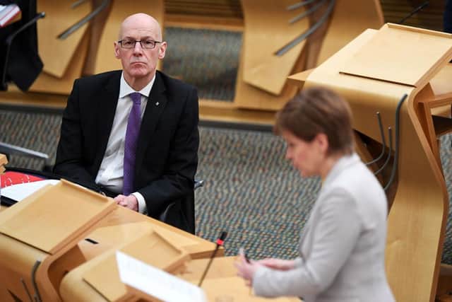 The new guidelines are still yet to be confirmed by the Scottish Government's Education Secretary, John Swinney, with local authorities expecting to learn how they will be asked to implement the changes next week. (Photo by Andy Buchanan - WPA Pool/Getty Images)