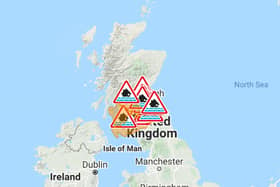 The Scottish Environmental Agency has issued five flood alerts and 17 flood warnings.