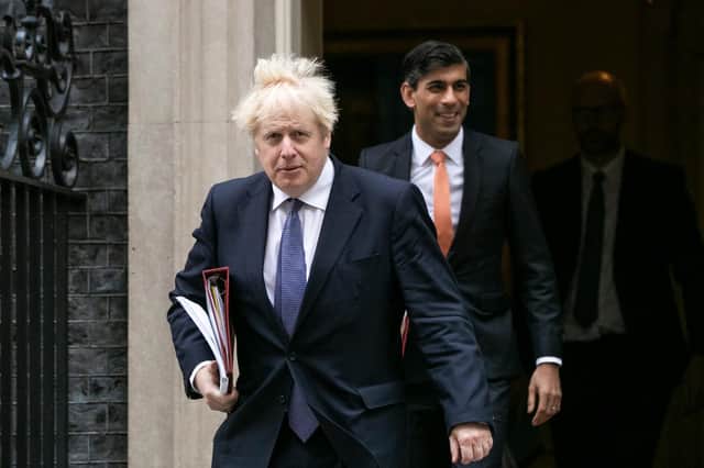 Chancellor Rishi Sunak with Boris Johnson (Picture: Dan Kitwood/Getty Images)