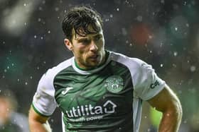 Lewis Stevenson has been given a new one-year contract extension by Hibs. Picture: SNS