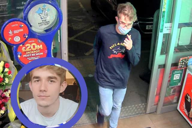 Police have released a CCTV image of missing 21-year-old Patryck. In September, the HM Coastguard and mountain rescue teams searched for Patryck, but he was not found.
