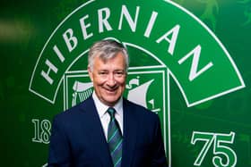 Hibs owner Ron Gordon has big plans for the club as he looks to build on this term's achievments and deliver consistently successful seasons. Photo by Ross Parker/SNS Group