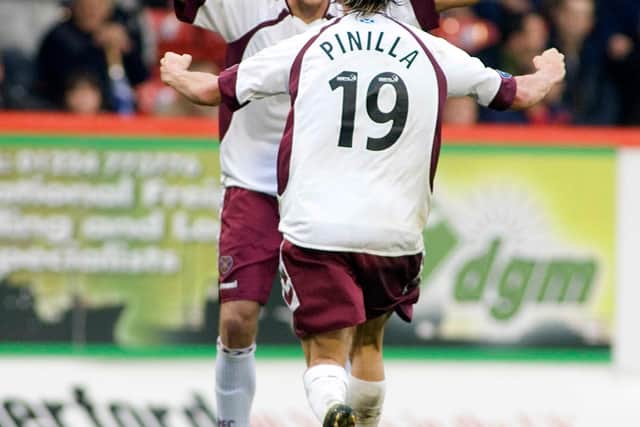 Pinilla should have achieved so much more at Hearts. Picture: SNS