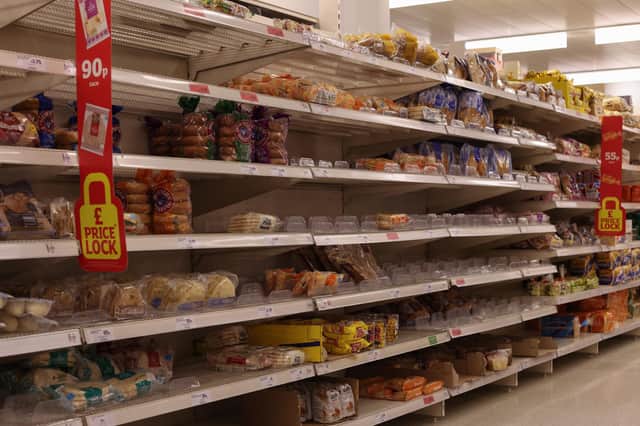 There are gaps in some supermarket shelves but it's not just because of Brexit (Picture: Hollie Adams/Getty Images)
