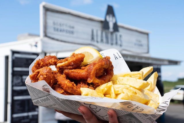 As well as gelato, Alandas is bringing tasty seafood to Edinburgh Food Festival. Sample East Lothian fish and chips at their best.