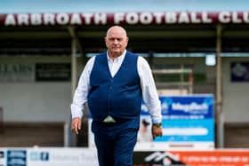Dick Campbell will lead his Arbroath team out against Hearts. Picture: SNS