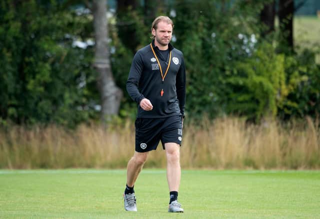 Robbie Neilson has worked on the 3-4-3 shape over pre-season. (Photo by Paul Devlin / SNS Group)