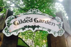 The Gilded Garden next to Teviot Row House