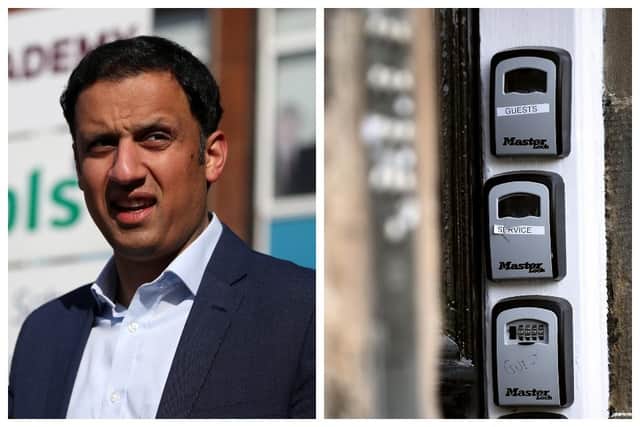 Anas Sarwar is set to announce plans for Airbnbs to require planning permission if Labour win the Holyrood election