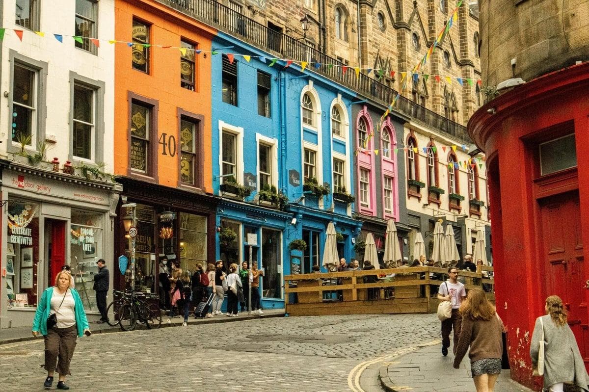 Edinburgh street named among UK's most colourful locations