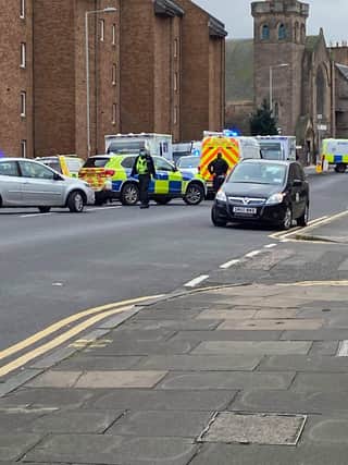 Two men taken to hospital after reports of 'disturbance' near The Pleasance.
