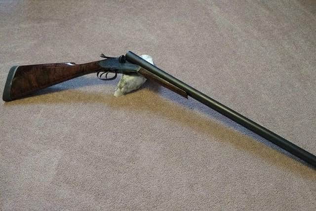The 'heirloom' shotgun was found in a cupboard at the Restalrig property