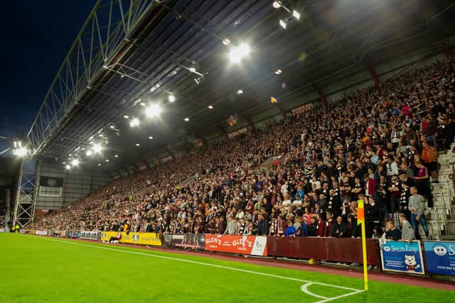 Regardless of opposition, Tynecastle Park will host the second leg of the Europa Conference League third qualifying round encounter on Thursday, August 17. Picture: SNS