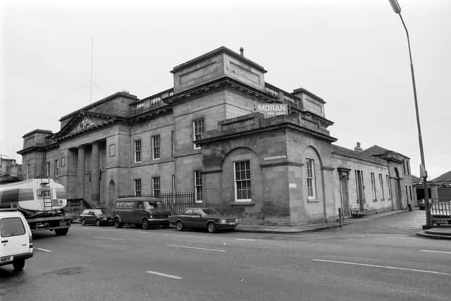 The former Custom House in Commercial Street in Leith dates back to 1812.