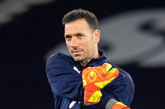 Hibs goalkeeper Ofir Marciano is currently on international duty with Isreal. (Photo by Ross MacDonald / SNS Group)