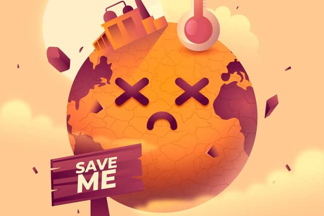 Overheating Earth pleads for help as emissions drive climate crisis.