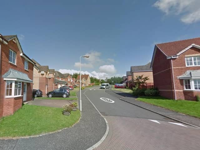 The break-in took place in Thirlfield Wynd, Livingston.  Picture: Google.