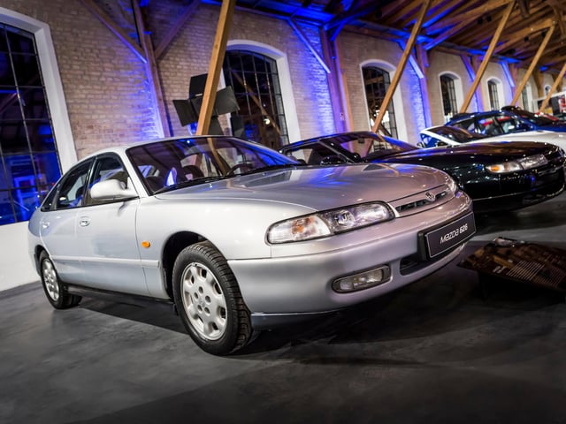 Of course, not every car in the collection is a stylistic headturner. But while this 626 may look on the mundane side, it is fitted with four-wheel steering. And squeezed under the bonnet? A 165bhp V6. Mighty impressive.