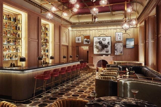 The  Virgin Hotel Commons Club bar in Victoria Street is a finalist for Gin Hotel Bar of the Year.