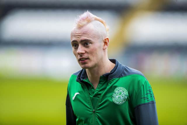 Harry McKirdy suffered the injury during Hibs' 1-0 victory over St Mirren last weekend