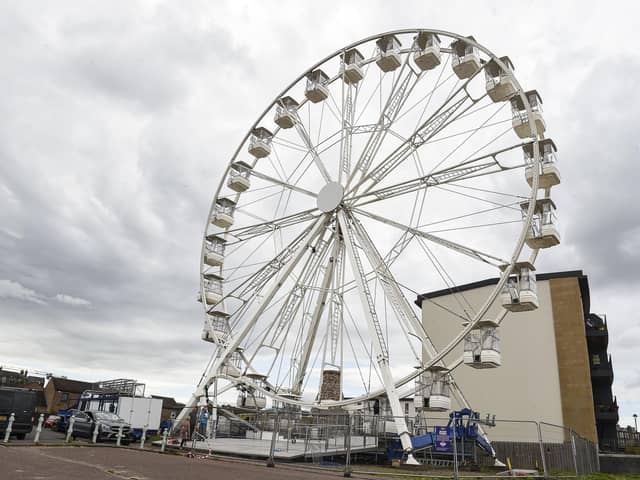 The big wheel at Portobello is now allowed to open.