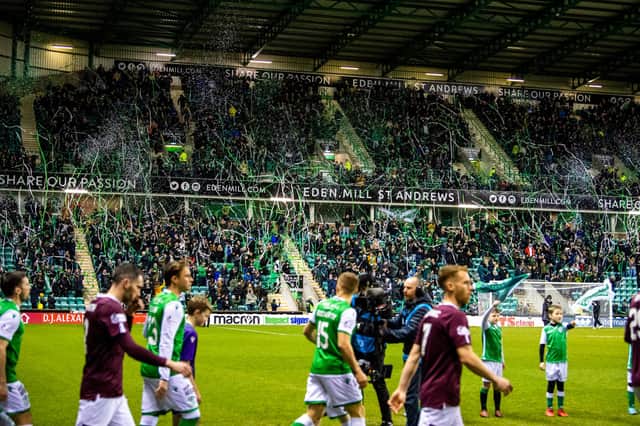 Hearts and Hibs are waiting for official confirmation that they can return to full capacity. (Photo by Ross Parker / SNS Group)